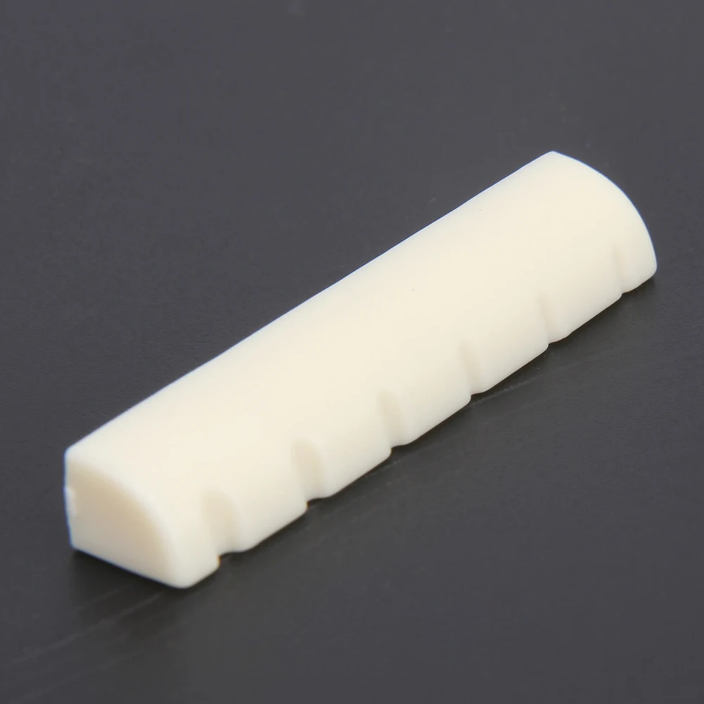 6-String Acoustic Tailpiece Portable Saddle Nut for Acoustic Guitar 3 Color Guitar Bridge Pins Saddle Nut Guitar Accessories