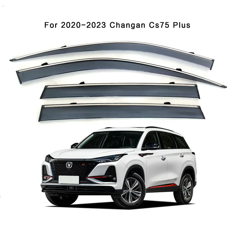 

Specially used for Changan CS75 PLUS sunny and rain shield car window rain eyebrow Changan CS75 Plus high quality rain shield