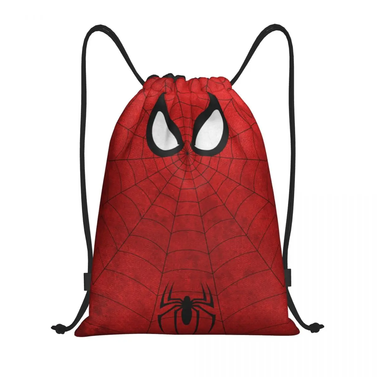 Custom Spider Web Cobweb Drawstring Bag Men Women Foldable Gym Sports Sackpack Spider Man Shopping Backpacks