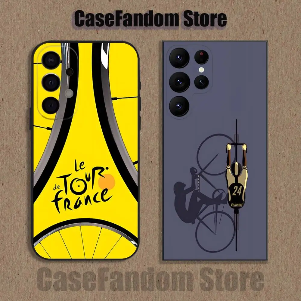 

Tour De France Bicycle Exercise Shockproof Phone Case For Samsung S26,S25,S24,S21,S22,S23,S30,Ultra,S20,Plus,Fe Black Cover