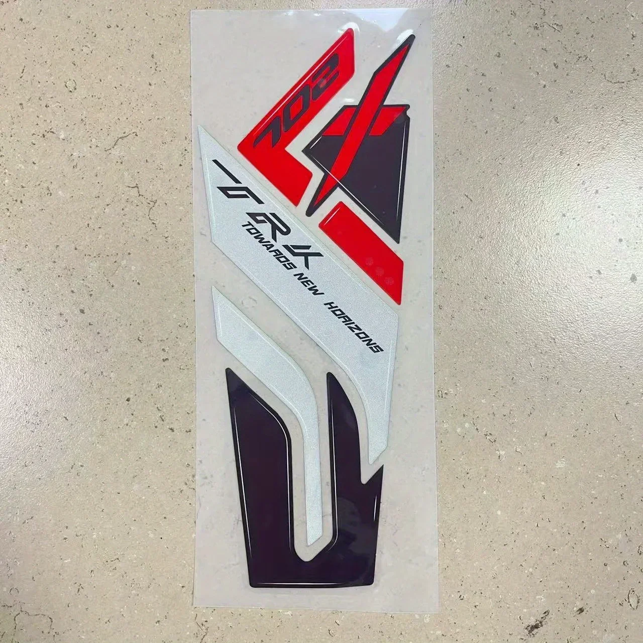 1SET Dynamic CRF 702 Sticker - Removable Decorative Decal, Sporty Vibe for Motorcycles, Bicycles & Helmets