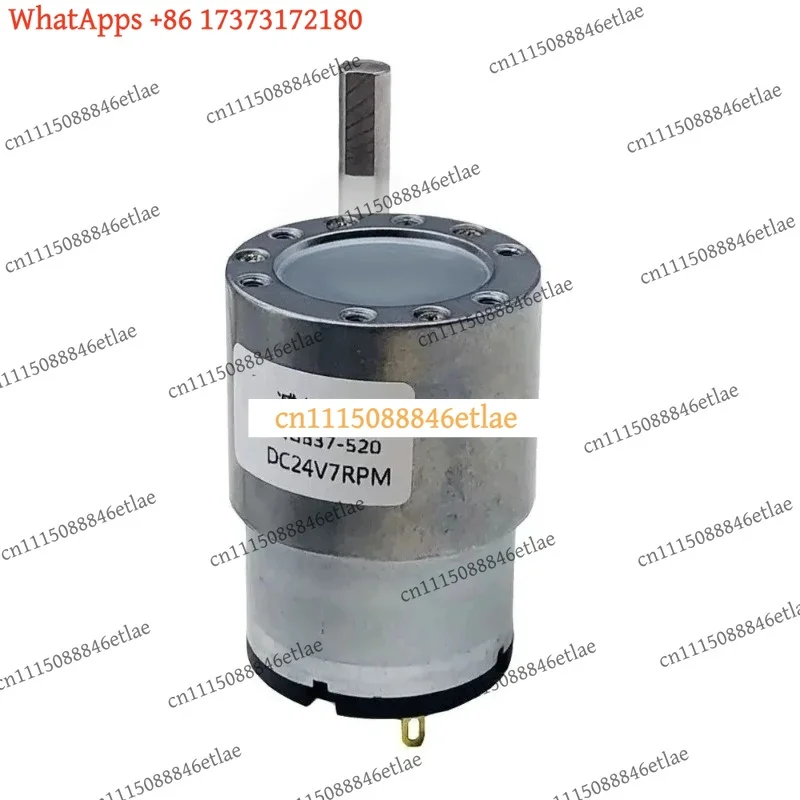 JGB37520 DC 6V 12V 24V High Torque Gear Motor All Metal Gearbox Electric Motor 7 12 22 35 45 66 107 200 320 600 960RPM