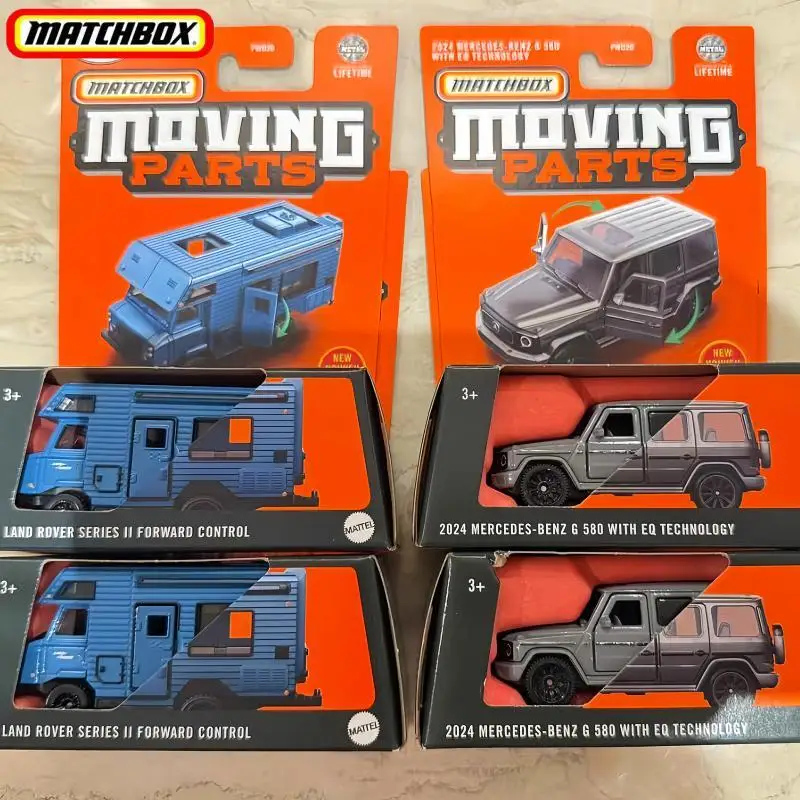 

Genuine Mattel Matchbox Cars Moving Parts 2024 Mix 8 Vehicles FWD28 959R Model Collection Diecast Metal Car Toy Boy Xmas Gift