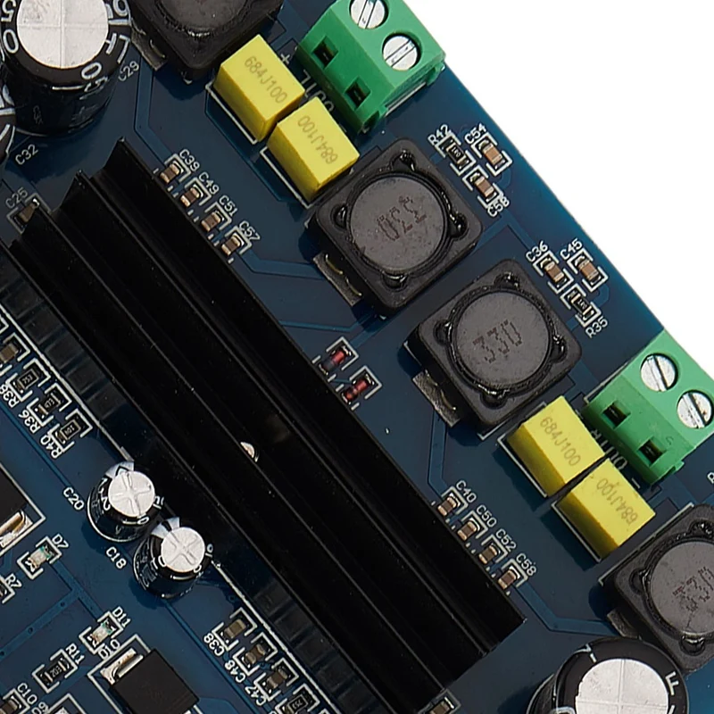 2X XH-M641 TPA3116D2 DC12V 24V 150W X 2 Audio Digital High Power 2 Channels Car Amplifier With Boost Board G2-010