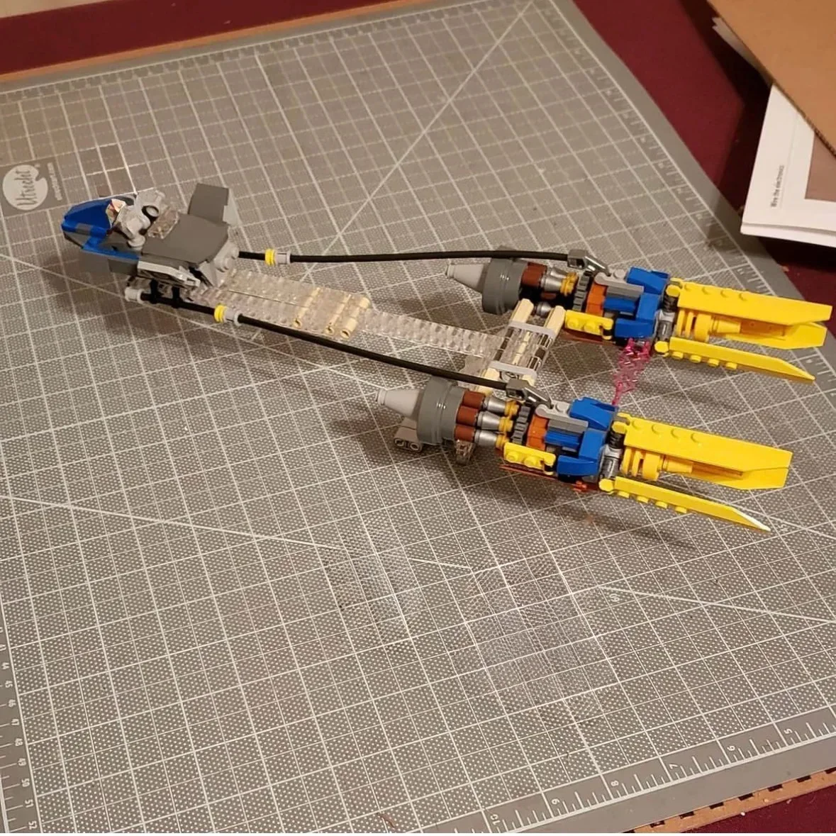 Creative Spaceship Shuttle Racing Blocks, Compatible with  Anakin's Podracer Construction Kit, Educational Brick Toys, 75258