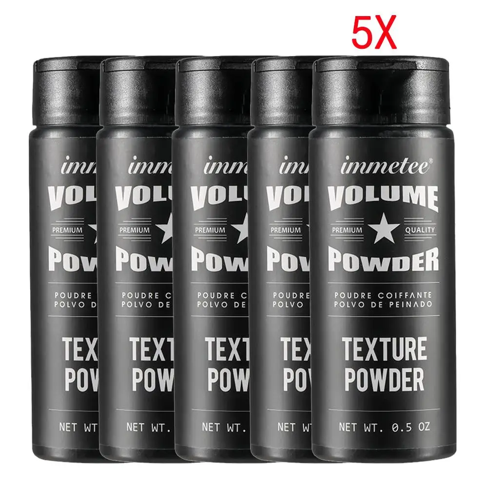 

5pcs Hair Fluffy Powder Fast Oil Removal Increase Hair Volume Lasting Refreshing Hair Design Styling Powder For Women Men