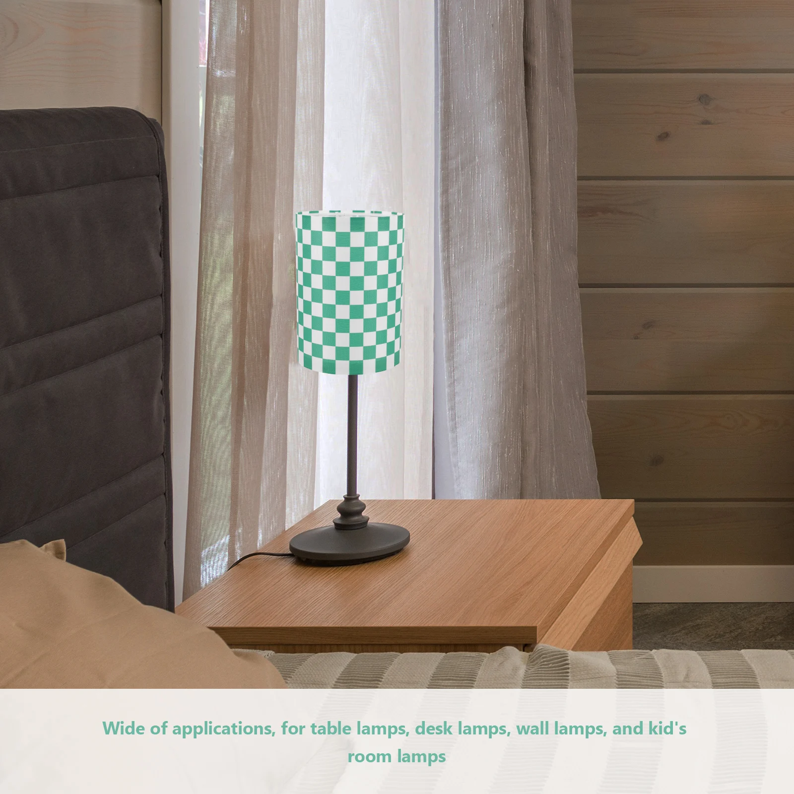

Cartoon Lampshade Cover Replacement Lampshades for Table Desk Floor Bedside Cylinder Patterned Metal Fabric Child Room Decor
