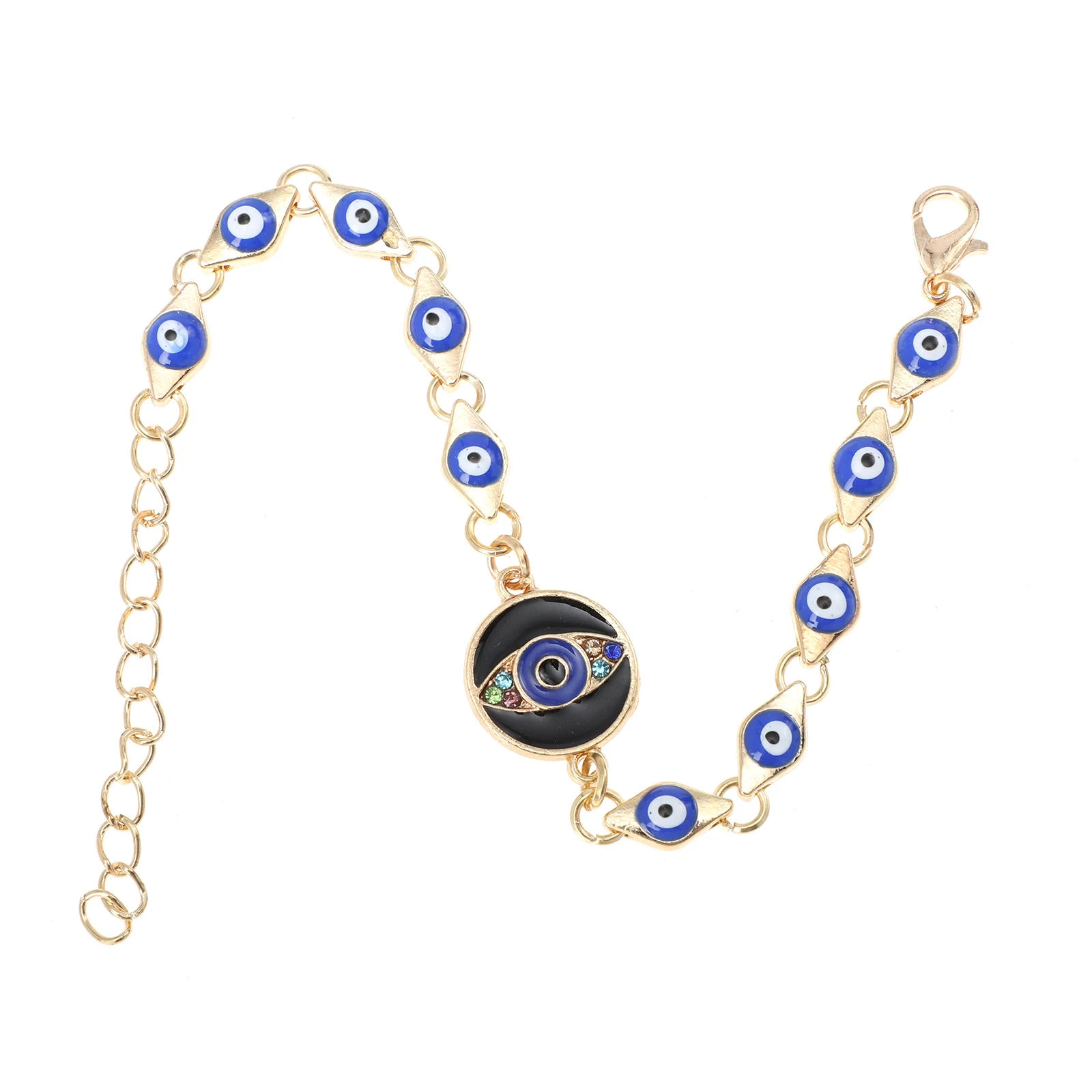 

Bohemian Style Bracelet Evil Eye Wristb Blue Women Girls Bracelets H Chain Fashion Boho Jewelry Accessory