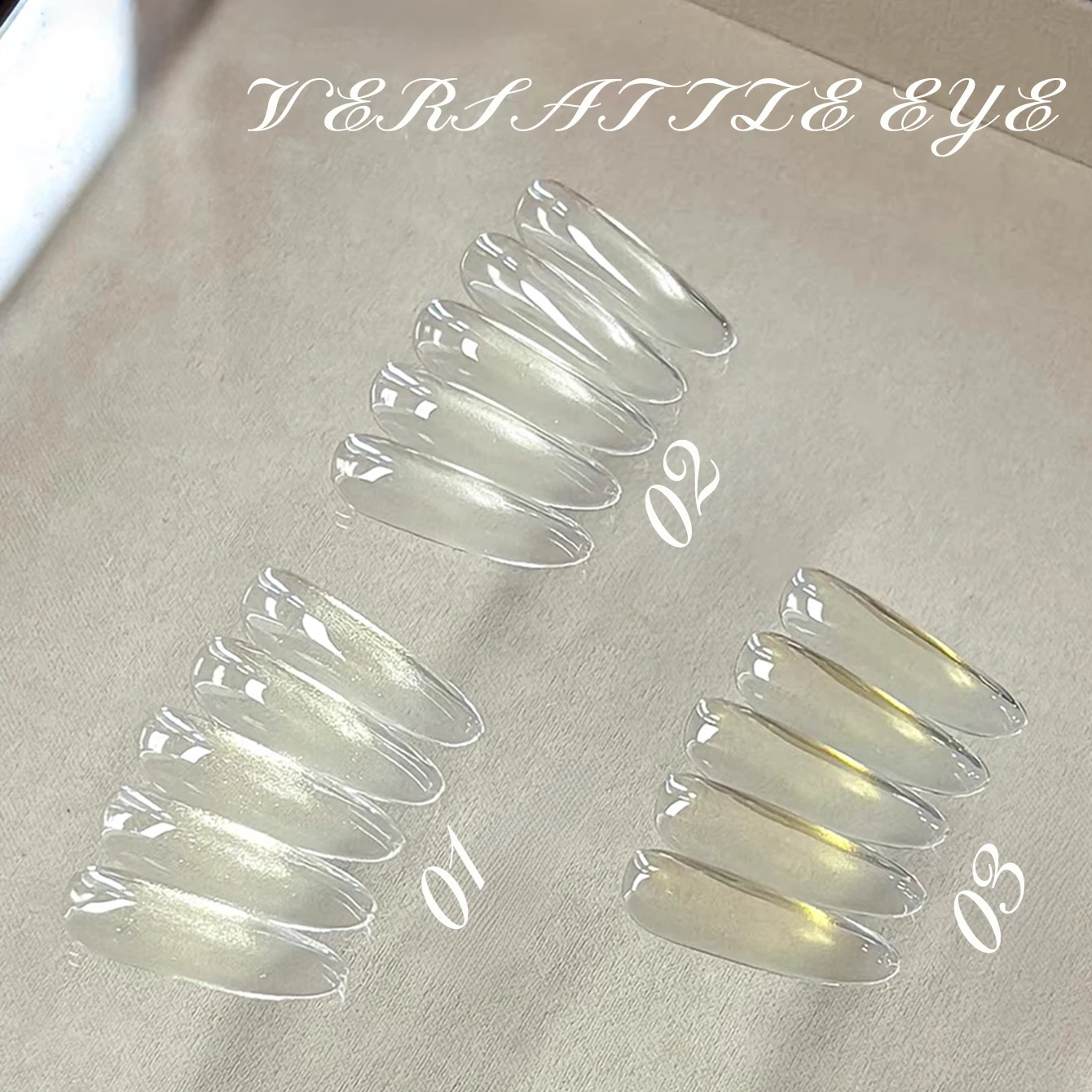 SHAKA 1pcs New Champagne Gold Cat Eye Gel Nail Polish 2026 Autumn Winter New Sparkling Pure Desire Water Glass Bead Nail Art
