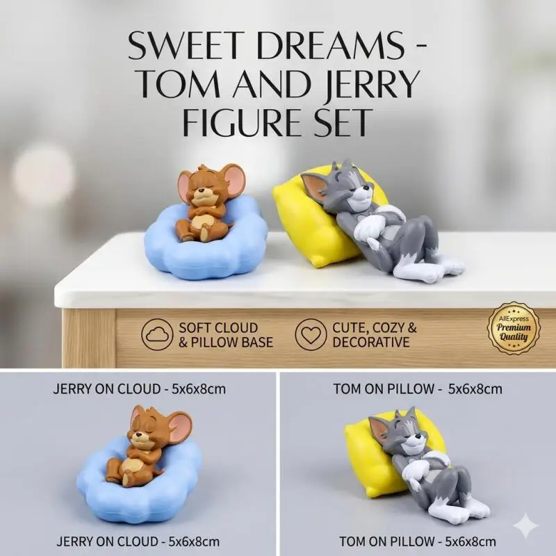 Decoración Kawaii para el Tablero del Auto, Figura de Jerry con Almohadillas Adhesivas, Adorno Clásico de Dibujos Animados para el Tablero del Auto, Regalo de Cumpleaños