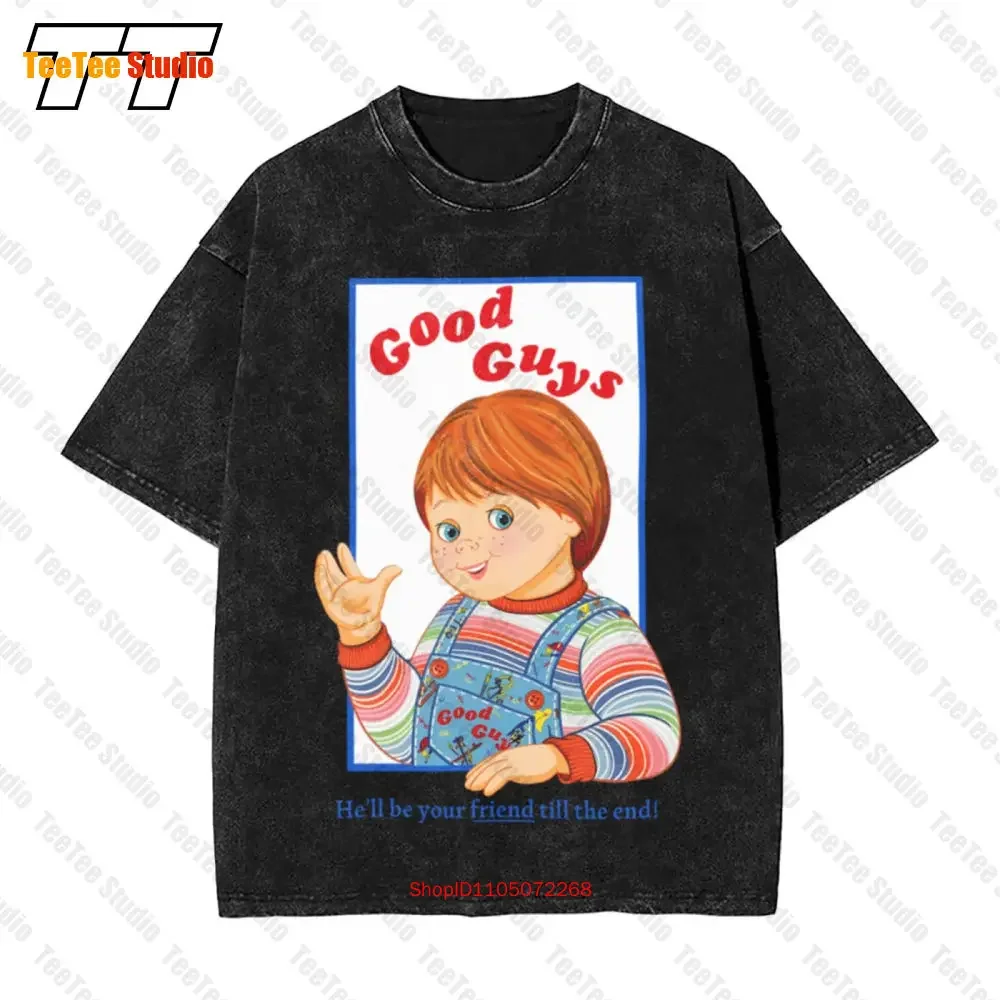 Child'S Play Good Guys Chucky Men'S Horror 80S Movie Vintage Oversized T-Shirt Size S 5Xl JML1