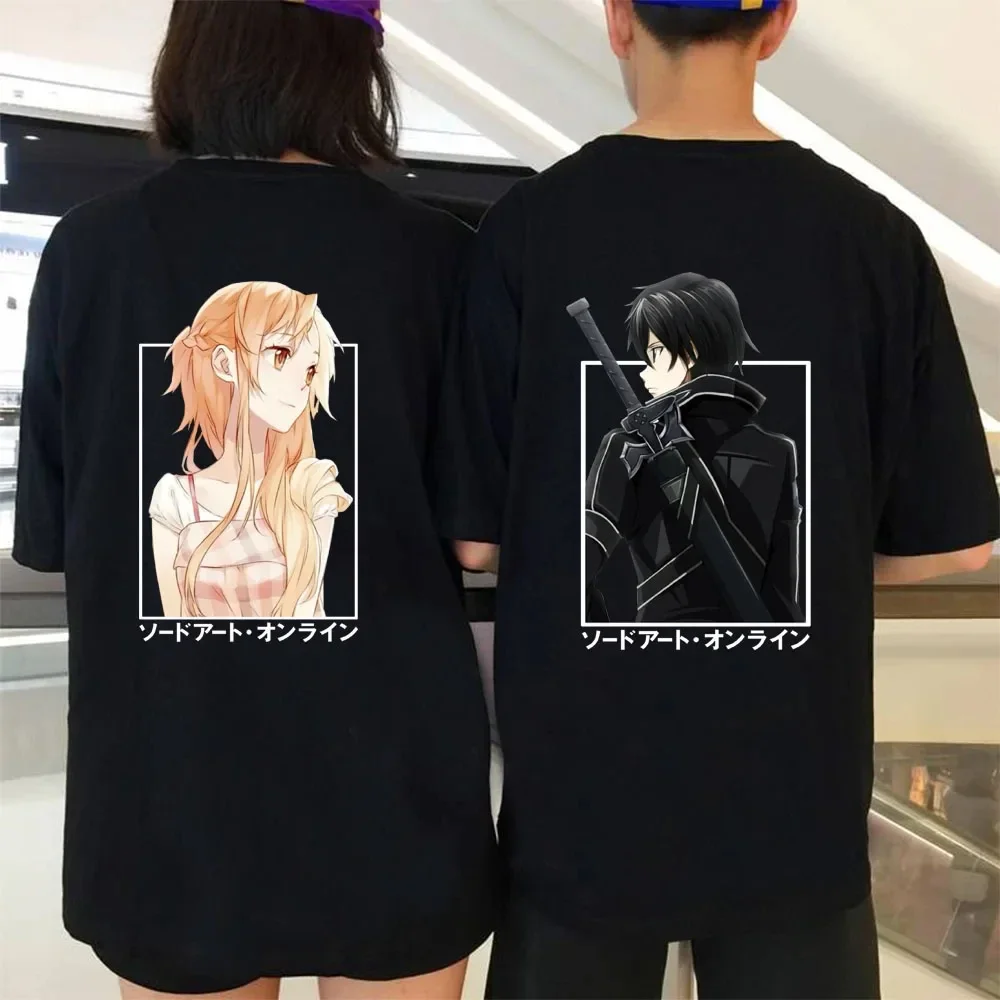 Men's T-shirt Fashion SAO Sword Art Online Funny Tshirt Summer Casual Male T Shirt Hipster Hip-hop Tee Shirt Homme Streetwear