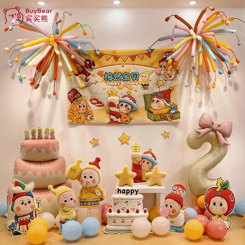 birthday-boy-girl-decorative-balloon-background-cloth-festival-scene-arrangement-wall-hanging-cloth-atmosphere-creation