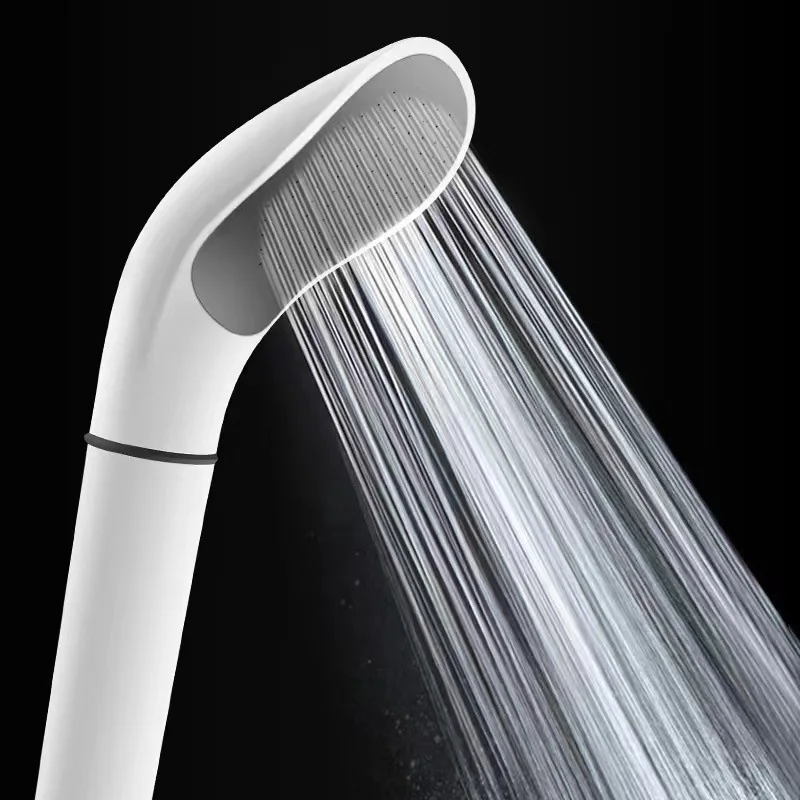 Simple Pressurized and Drop-Resistant Shower Head, Bath Japanese Shower, Large Water Outlet Nozzle Set, Removable Household