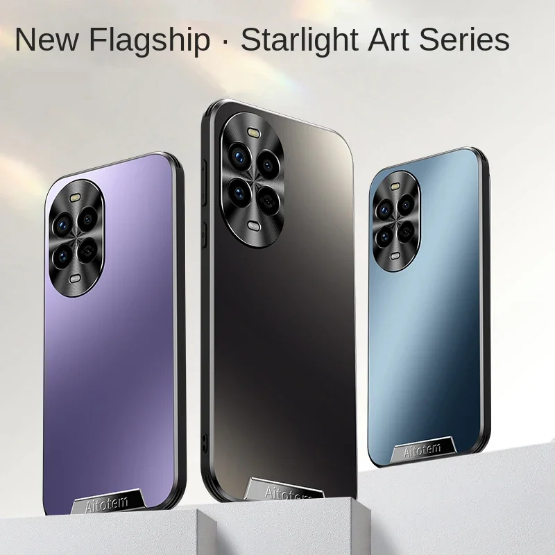 

Matte Phone Case for Huawei Nova 11 9 12S 13 8 10 Pro Hard Back Metal Camera Full Protection Soft Edge Cover Cases Bumper Funda