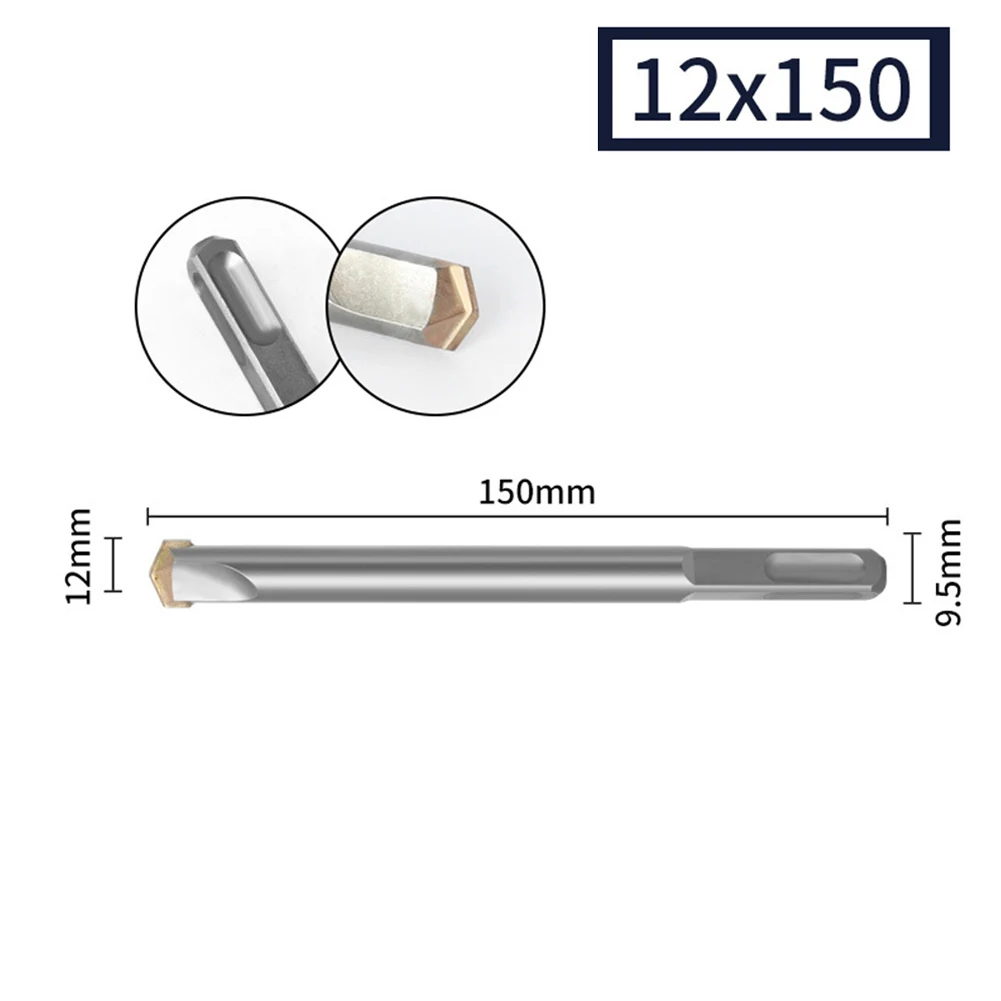 1pc Pointed Chisel/flat Chisel For Excavation Operations Drilling Walls Cement Walls Concrete Stone Power Tools Spare Parts
