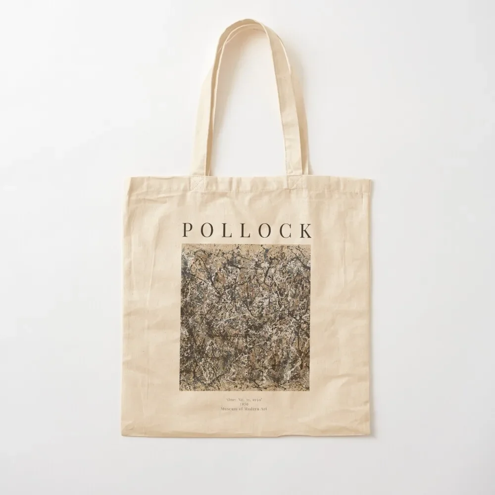 

Jackson Pollock - One: No. 31, 1950 - Exhibition Poster Tote Bag custom fabric bag Handbags great bag Fabric