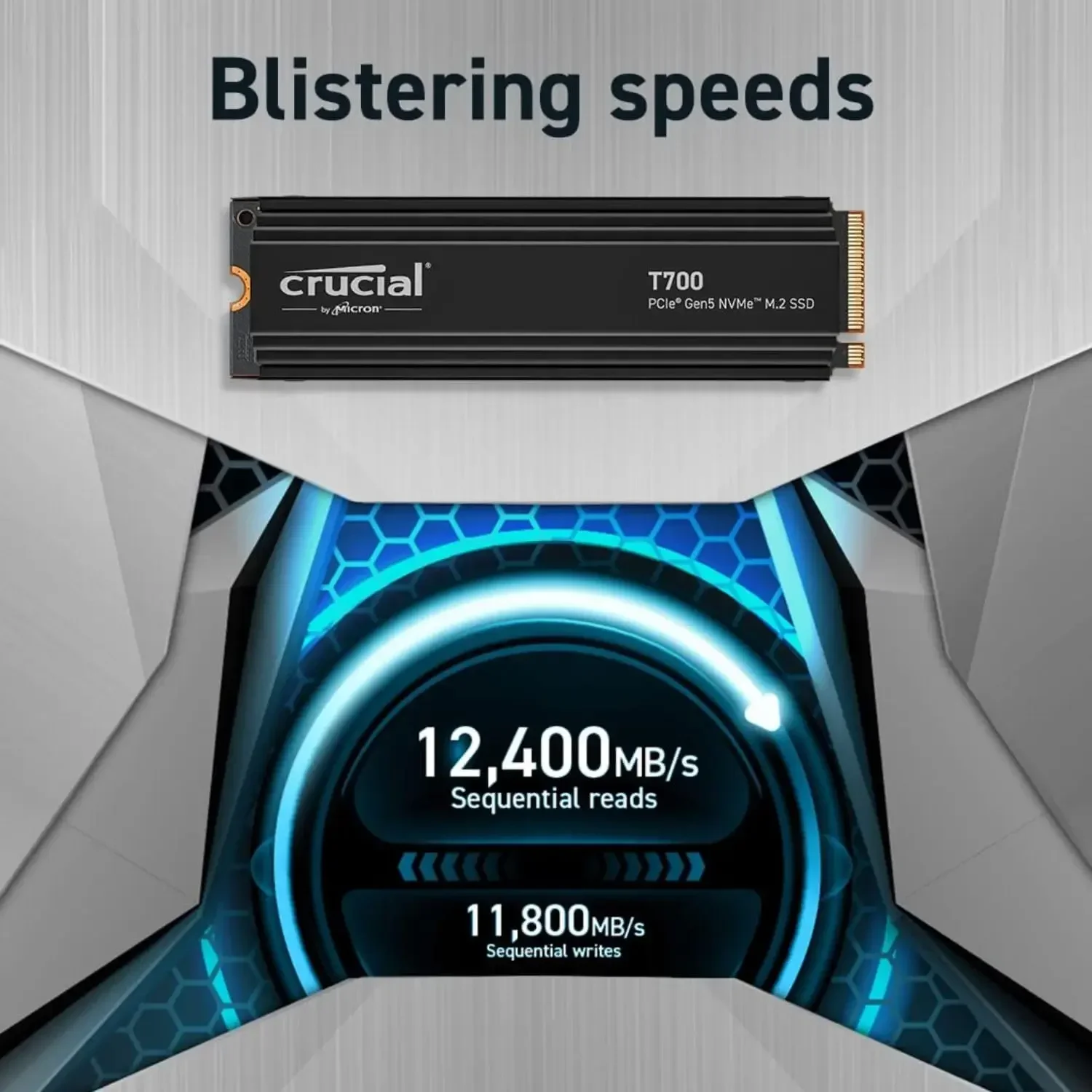 SSD crucial T700 1 To 2 To M.2 PCIE5.0\CT2000T700SSD3\CT1000T700SSD3\CT1000T700SSD5\CT2000T700SSD5
