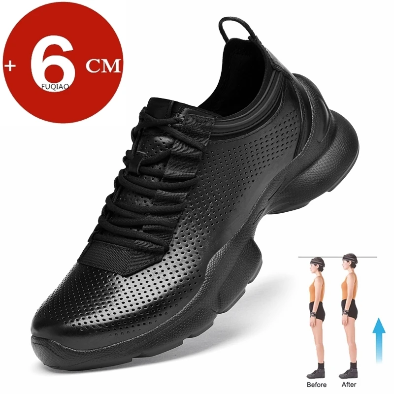 

Stylish Men's Chunky Sneakers with 6cm Height Increase Insoles for Elevator Effect Size 38-46