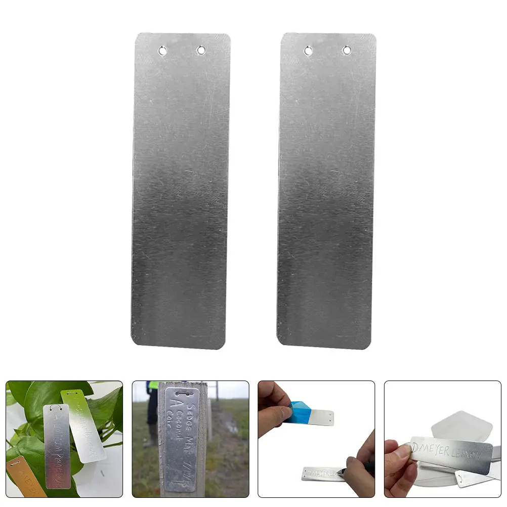 

10Pcs Outdoor Plant Labels Aluminum Garden Markers Longlasting Metal Tags for Vegetables Herbs Trees Garden Identification