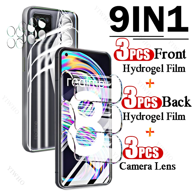 9in1 Full Covers Front Back Hydrogel Film for Realme 8 RMX3085 6.4