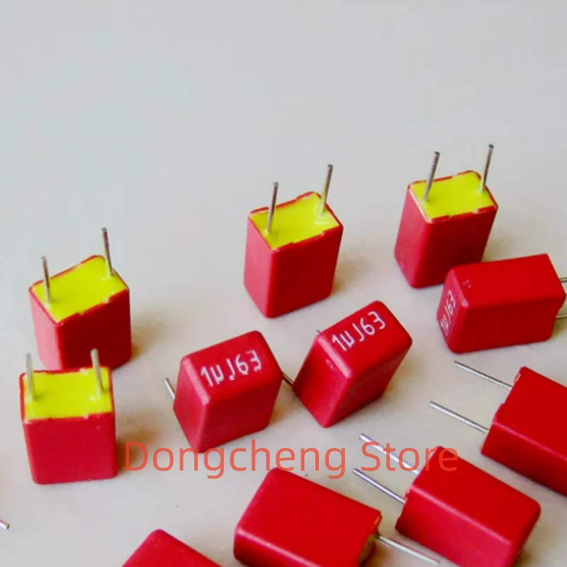 5/20/50PCS 100％ New Original WIMA MKS2 5MM Film capacitor 0.1UF 0.22uF 0.33uF 0.47uF 1uF 2.2uF 3.3uF 10uF 50v 63v 100v 5%/10%