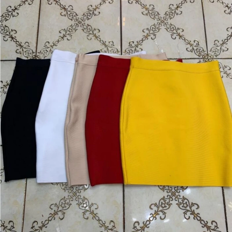 Wholesale of women's bandage skirts, ultra short skirts, women's fashionable and sexy elastic hip wrap skirts