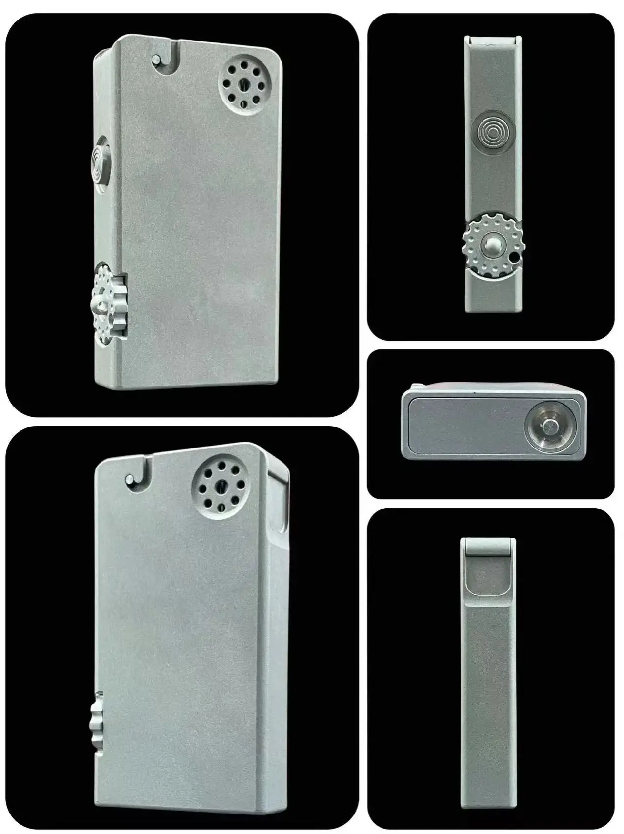 Antique Briquets Vintage Lighter Titanium&Brass Automatic Pressing Rare  Lighter Rotating Firestone Warehouse