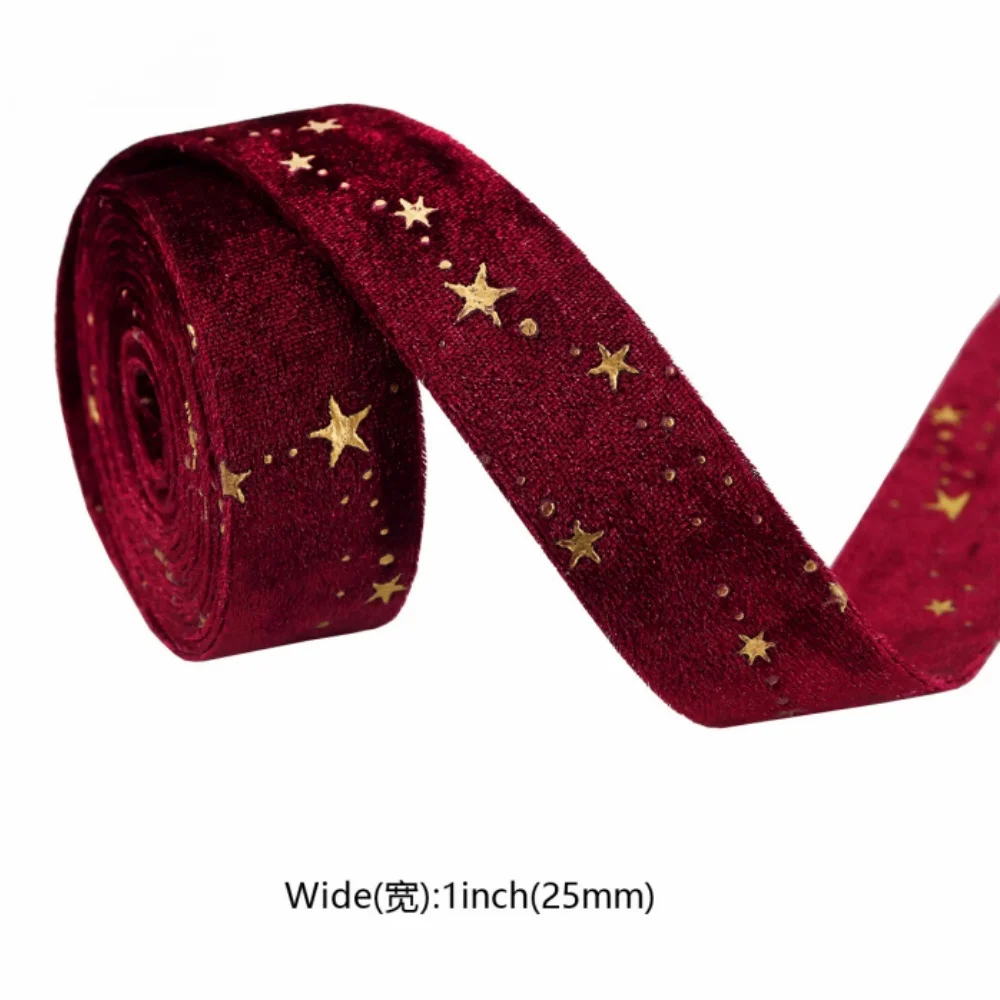 Gift Wrapping Decorative Hair Accessories Velvet Ribbons Craft Ribbons Wedding Decor For Holiday Parties Special Events DIY