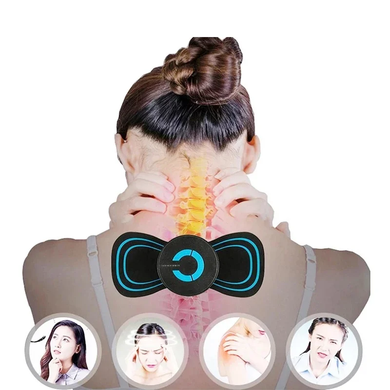 1-5sets Mini Neck Massager, Portable Neck and Back Lightweight & Compact Design,Soft Gel Pads for Comfortable Skin Contact