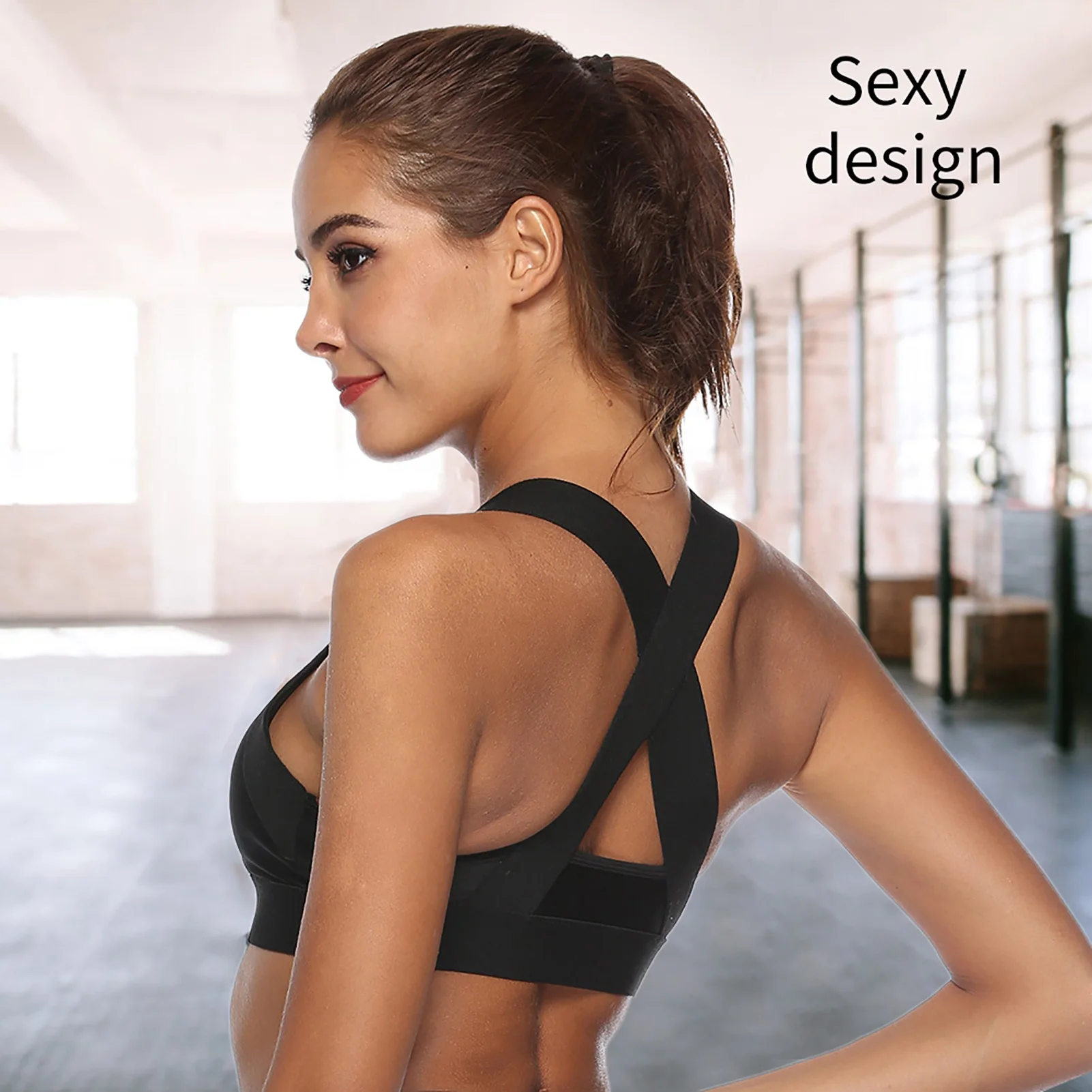 Sports Bra Women Wire Quick Dry Shockproof Yoga Bra Running Vest Gym Workout sport bra push up Fitness Crop Top Sportswewar