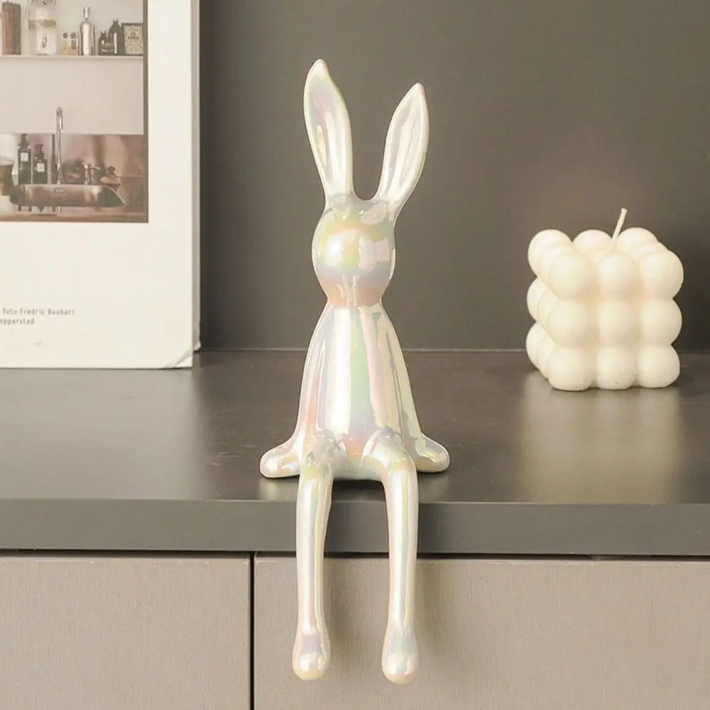 Internet Famous Rabbit Ornaments, Ceramic Decorative Ornaments, Home, Living Room, Foyer, TV Cabinet, Wine Cabinet