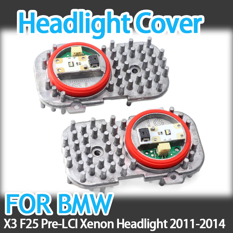

1305715084 Модуль фар, светодиодный светильник для BMW X3 F25 Pre-LCI, ксеноновая фара 2011-2014, модуль фар «ангельский глаз», DRL 63117263051