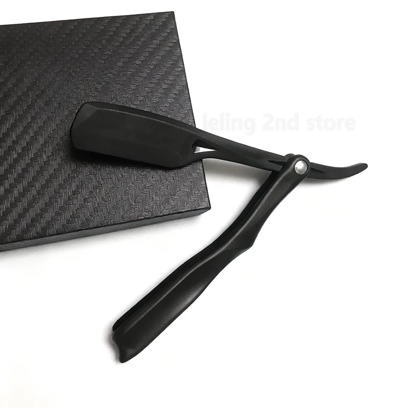 Men Professional Manual Shaver Straight Edge Plastic Barber Razor Folding Shaving Beard Cutter Straight Razor Wholesale