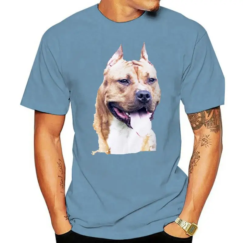 Amstaff American staffordshire terrier - t shirt top tee - mens womens Tee Tops streetwear pride t shirt men Free Shipping