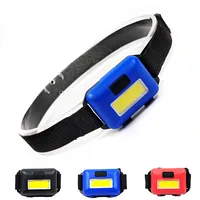 Mini Headlamp Head Light with Wave Sensor Flashlight Outdoor Lighting Lamp for Camping Hiking Emergency Usage