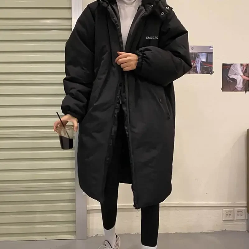 Women's Mid-length Coat Cotton-padded Jacket Korean Style Padded Jacket Loose Pie To Overcome  New Winter Down Padded Jacket