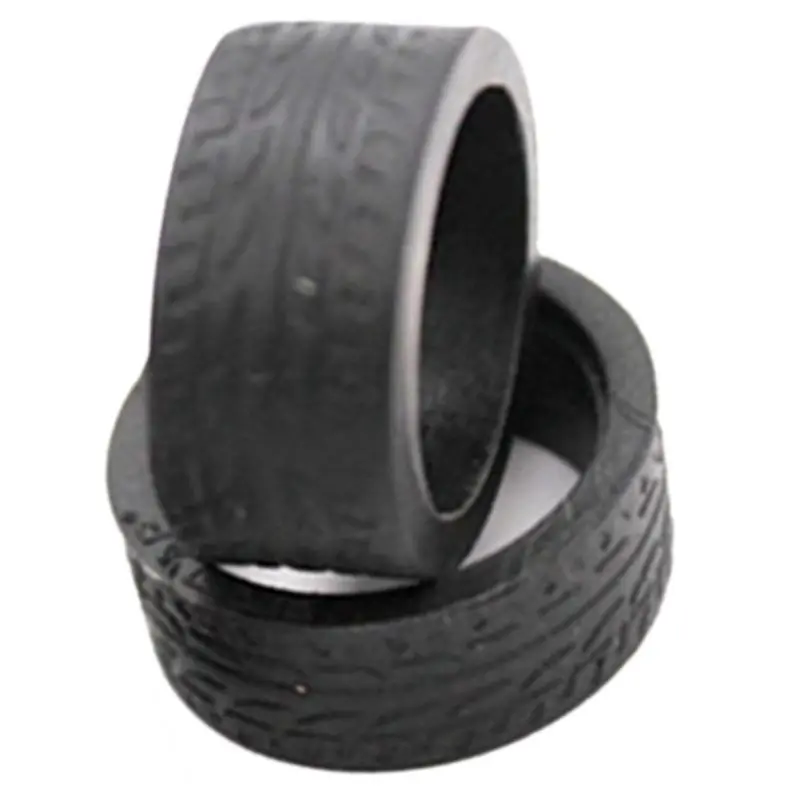 B78B-12Pcs Rubber Tyre Tires Wheel For Wltoys K969 K989 P929 Iw04m Awd Iw02 Mini-Z Mini-D Mini-Q 1/28 RC Drift Racing Car