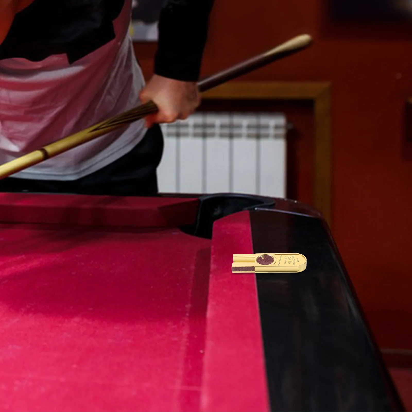 

1pc Pool Grinder Billiard Tip Billiard Pool Stick Tool Sander Head Repairer Stick Tool Efficient Grinding Metal Compact MultiUse