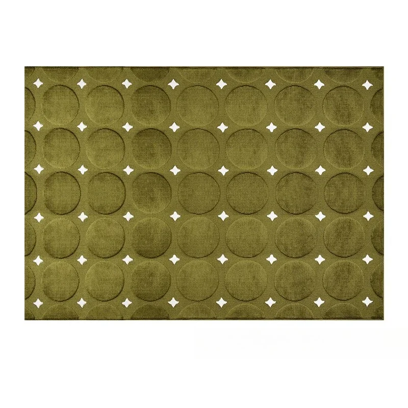 

Niche retro carpet, modern minimalism, living room coffee table carpet, bedroom room, Nordic high-end light luxury