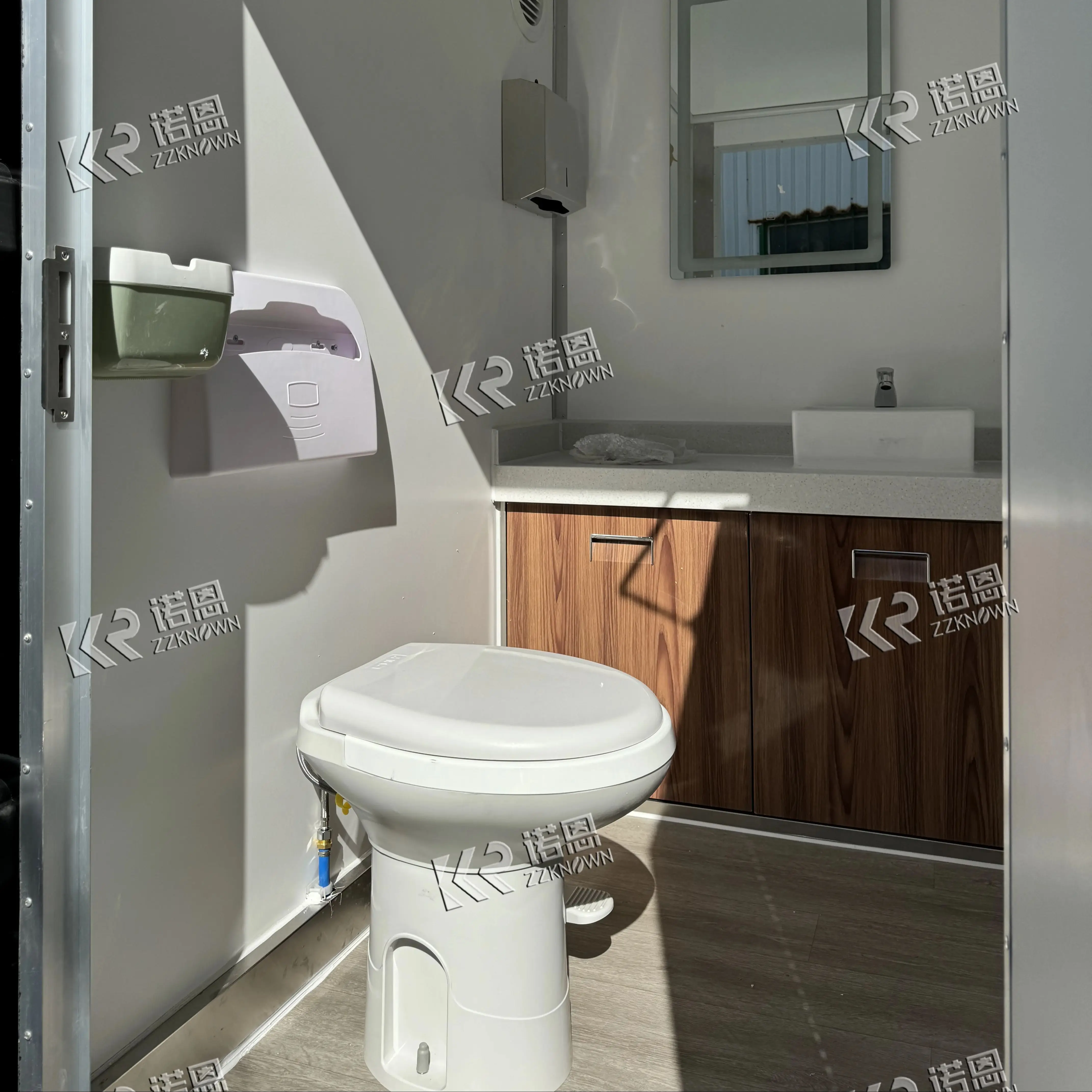 Banheiros de luxo banheiro reboque portátil banheiro de luxo e chuveiro banheiro móvel com chuveiro