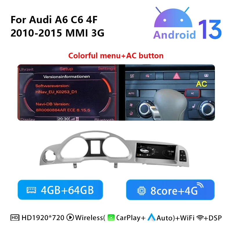 Uckazy 8.8 Inch Android 14 Car Stereo 4