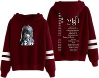 Ado Wish 2025 World Tour Face Pullovers Singer New Logo Merch Unisex Fashion Casual Long Sleeve Sweatshirts Fan gifts hoodies