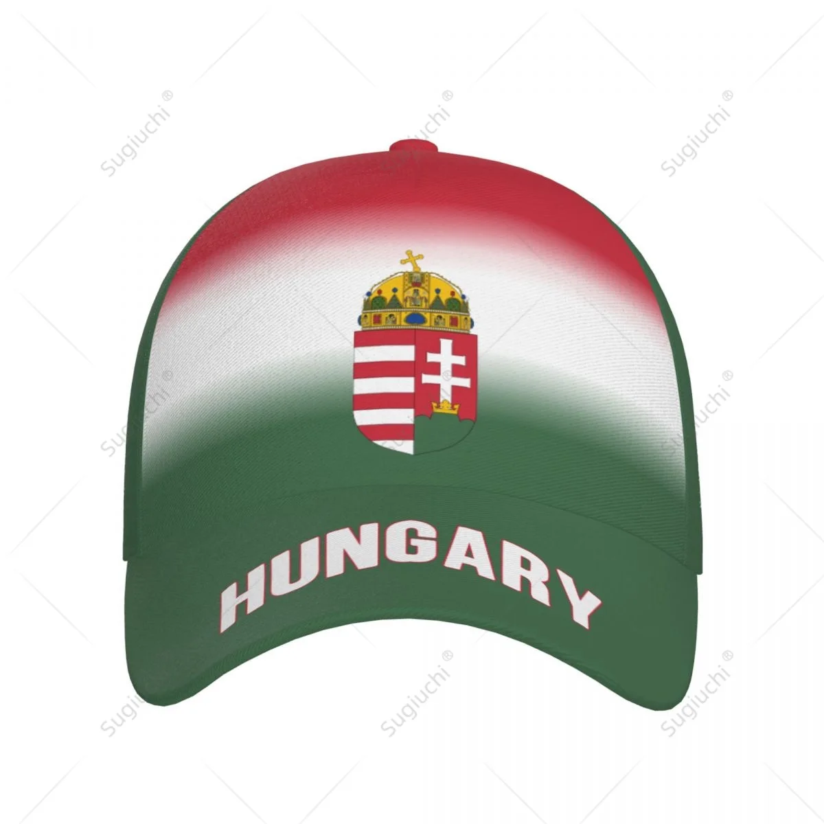 Unisex Baseball Cap Hat Hungary Flag Gradient Color 3D Printing for Tennis Outdoor Bike Bicycle Golf Baseball Sports Fans