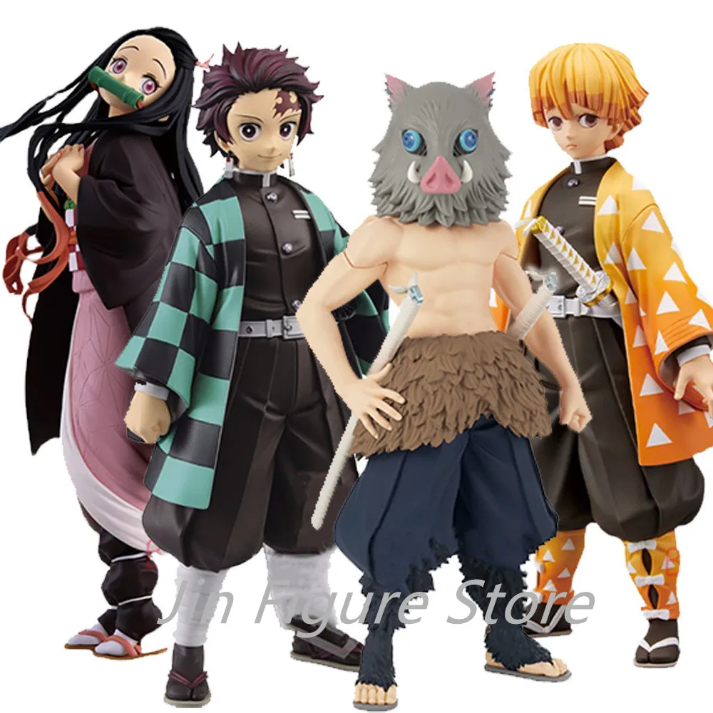 

Demon Slayer Grandista Gros Agatsuma Zenitsu Kamado Tanjirou Desk Decoration PVC Anime Action Figure Statue Model Toys Gifts