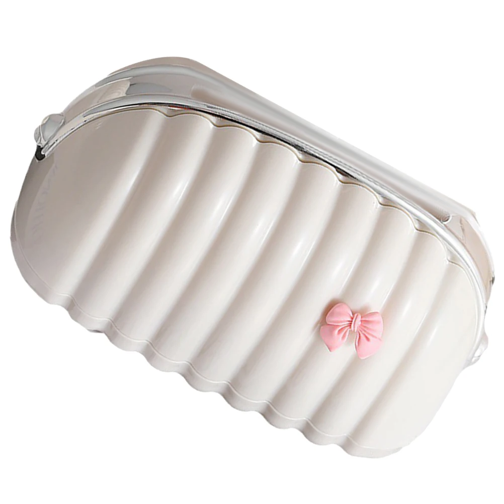 

Cute Shell Shape Tissue Storage Box Compact Decorative Tissue Holder For Home Bedroom Car Household Use Large Capacity Paper