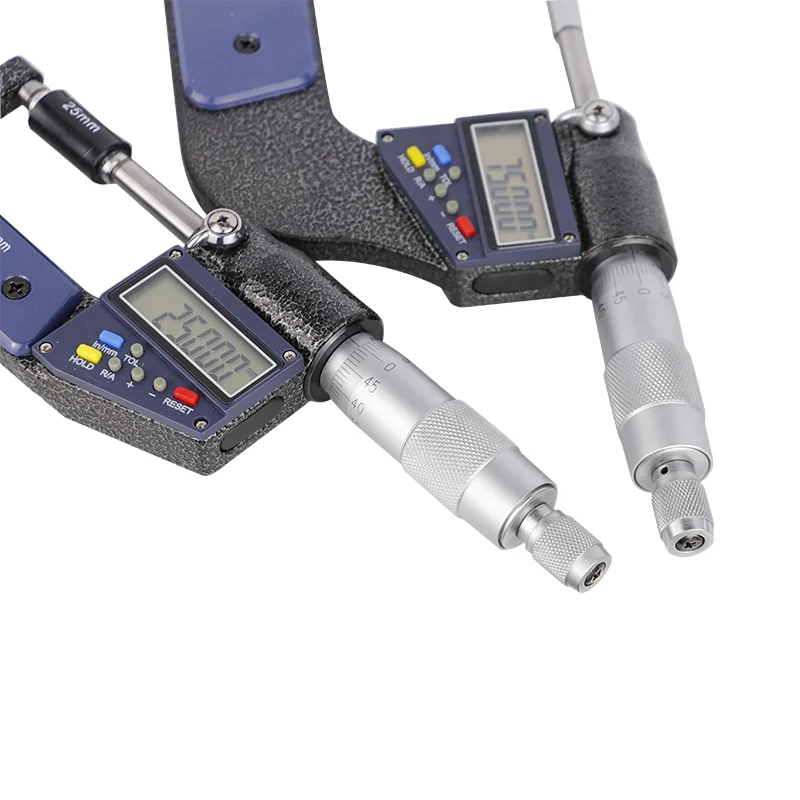 Digital Mircometer 0-25/50/75/100mm Accuracy 0.001mm Digital Caliper for Out Diameter Measuring Tool Outside Mircometer