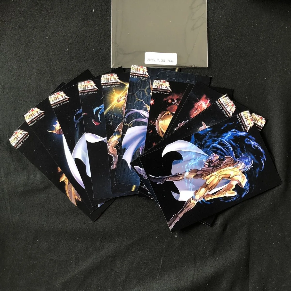 Saint Seiya Character Card Pearl Paper new version Postcards A set of 12pcs Gold Saint Knights of the Zodiac Mu Saga Shaka Milo