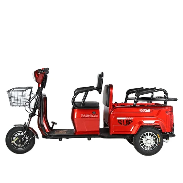 Boutique Customized 501 800W Electric Tricycle Scooter Exquisite Open Body Type with 60V Voltage
