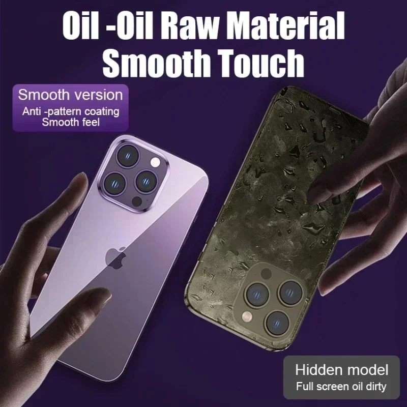 4 Unids. Película de Hidrogel para iPhone 17 16 11 12 13 14 15 Pro Max Película Trasera Protector de Pantalla para iPhone XR XS MAX 16 15 Plus Película Suave 6